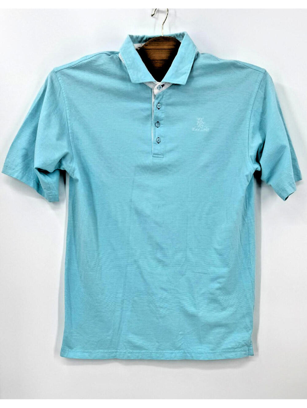 Bobby Jones East Lake Golf Club Polo Mens XL Blue Performance Shirt Logo